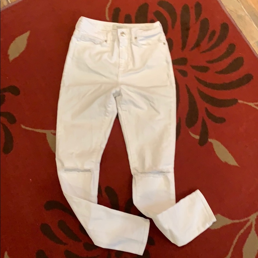 Forever 21 white skinny jeans